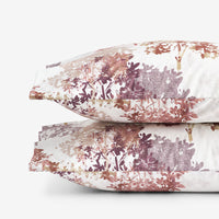 Woodland Wonders Premium Smooth Wrinkle-Free Sateen Pillowcase Set - Brick, Standard,Brick
