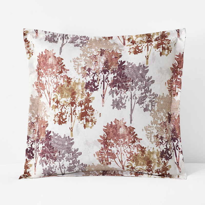 Woodland Wonders Premium Smooth Wrinkle-Free Sateen Sham - Brick, Euro,Brick
