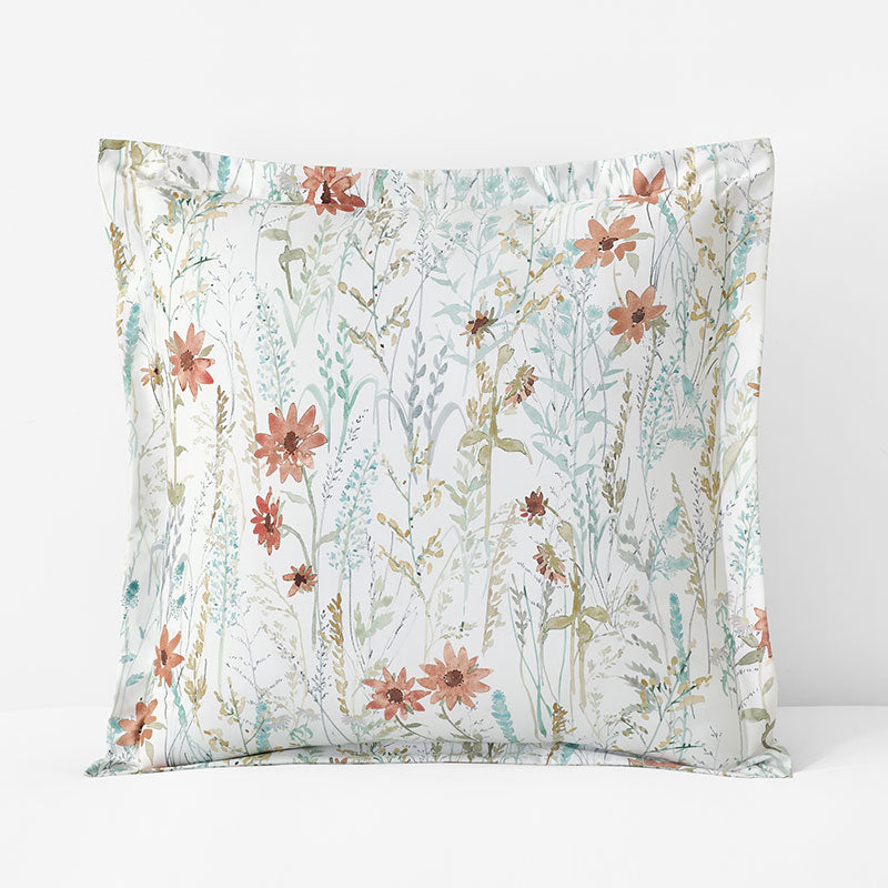 Forest Willow Premium Smooth Wrinkle-Free Sateen Sham - Multi, Euro,Multi