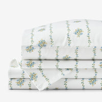 Garden Burst Premium Smooth Wrinkle-Free Sateen Bed Sheet Set - Mini Floral, Twin,Mini Floral