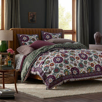 Nora Classic Cool Cotton Percale Pillowcase Set - Flower, Standard,Flower