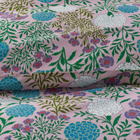 Zinnia Floral Classic Smooth Sateen Duvet Cover - Blush, King/Cal. King,Blush
