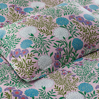 Zinnia Floral Classic Smooth Sateen Sham - Blush, Standard,Blush