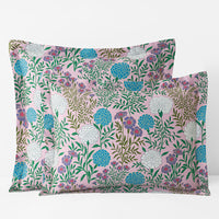 Zinnia Floral Classic Smooth Sateen Sham - Blush, Standard,Blush