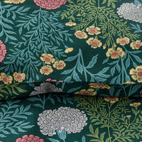 Zinnia Floral Classic Smooth Sateen Sham - Deep Teal, Standard,Deep Teal