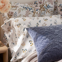 Blooming Bouquet Garment Washed Cotton Percale Pillowcase Set - Multi, Standard,Multi