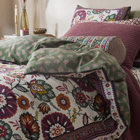 Nora Classic Cool Cotton Percale Reversible Sham - Multi, Standard,Multi