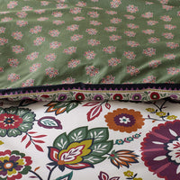 Nora Classic Cool Cotton Percale Reversible Sham - Multi, Standard,Multi