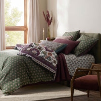 Nora Classic Cool Cotton Percale Reversible Sham - Multi, Standard,Multi