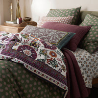 Nora Classic Cool Cotton Percale Reversible Sham - Multi, Standard,Multi