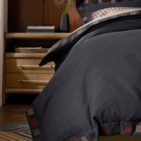 Ashton Duvet Cover - Charcoal, Twin/Twin XL,Charcoal