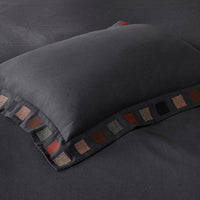 Ashton Duvet Cover - Charcoal, Twin/Twin XL,Charcoal