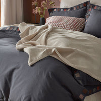 Ashton Sham - Charcoal, Standard,Charcoal