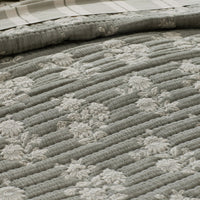 Isolde Quilted Sham - Green, Standard,Green