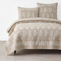Isolde Quilt - Brown, Full/Queen,Brown