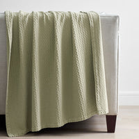 Chevron Texture Throw - Green Mist,Green Mist