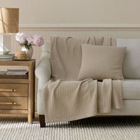 Chevron Texture Throw - Natural,Natural
