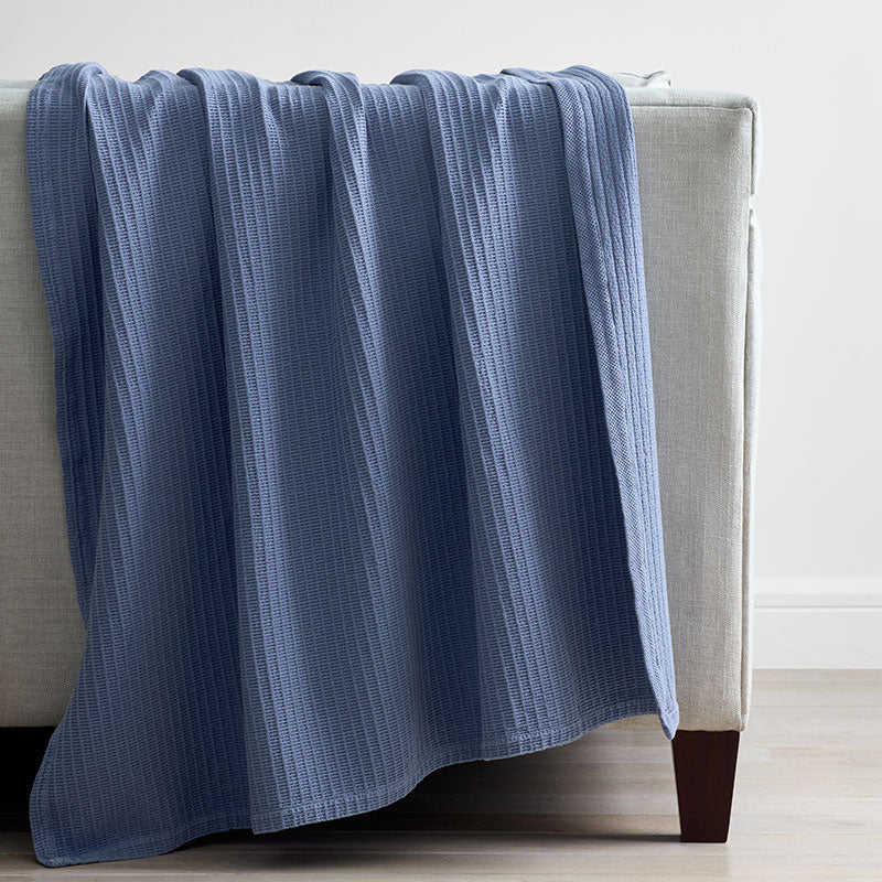 Woven Throw - Blue,Blue
