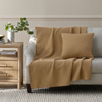 Woven Throw - Caramel,Caramel