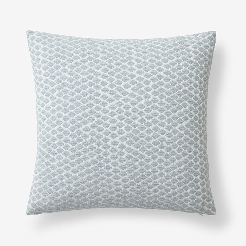 Geometric Texture Decorative Square Pillow Cover - Blue, 20 in. x 20 in.,Blue