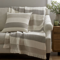 Stripe Texture Throw - Natural,Natural