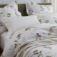 Iris Bloom Premium Smooth Wrinkle-Free Sateen Comforter - Cream Multi, Twin/Twin XL,Cream Multi