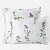 Iris Bloom Premium Smooth Wrinkle-Free Sateen Sham - Cream Multi, Standard,Cream Multi