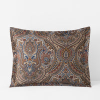 Royal Paisley Premium Smooth Wrinkle-Free Sateen Sham - Copper, Standard,Copper