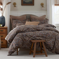 Royal Paisley Premium Smooth Wrinkle-Free Sateen Sham - Copper, Standard,Copper