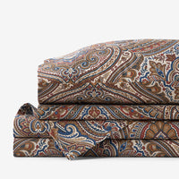 Royal Paisley Premium Smooth Wrinkle-Free Sateen Bed Sheet Set - Copper, Twin,Copper