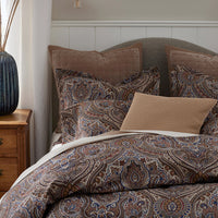 Royal Paisley Premium Smooth Wrinkle-Free Sateen Bed Sheet Set - Copper, Twin,Copper