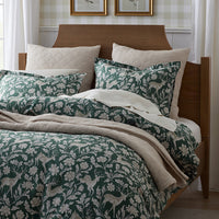 Deer Walk Classic Smooth Sateen Comforter - Green Multi, Twin/Twin XL,Green Multi