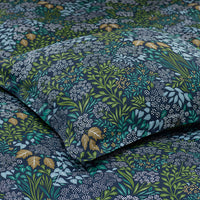 Achillea Patch Classic Cool Cotton Percale Comforter - Navy Multi, Twin/Twin XL,Navy Multi