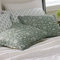Joyous Garden Reversible Decorative Square Pillow Cover - Ivory Multi, 20 in. x 20 in.,Ivory Multi