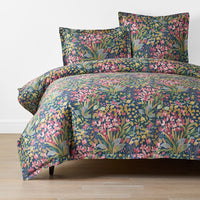 Classic Meadow Classic Smooth Sateen Duvet Cover - Blue Multi, Twin/Twin XL,Blue Multi