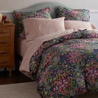 Classic Meadow Classic Smooth Sateen Duvet Cover - Blue Multi, Twin/Twin XL,Blue Multi