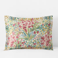 Classic Meadow Classic Smooth Sateen Sham - Cream Multi, Standard,Cream Multi