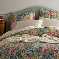 Classic Meadow Classic Smooth Sateen Sham - Cream Multi, Standard,Cream Multi