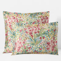 Classic Meadow Classic Smooth Sateen Sham - Cream Multi, Standard,Cream Multi