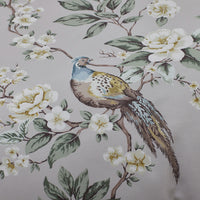 Garden Pheasant Duvet Cover - Ivory, Twin/Twin XL,Ivory