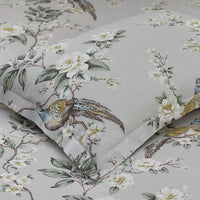 Garden Pheasant Comforter - Ivory, Twin/Twin XL,Ivory