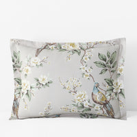 Garden Pheasant Sham - Ivory, Standard,Ivory
