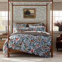 Gracie Reversible Classic Smooth Sateen Duvet Cover - Multi, Twin/Twin XL,Multi