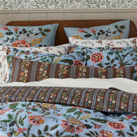 Gracie Reversible Classic Smooth Sateen Duvet Cover - Multi, Twin/Twin XL,Multi