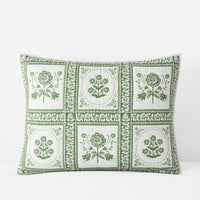 Artichoke Garden Quilted Sham - Multi, Standard,Multi