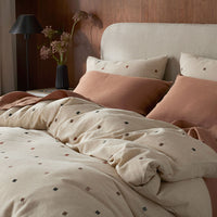 Hansika Duvet Cover - Beige, Twin/Twin XL,Beige