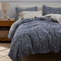 Celia Duvet Cover - Bloom Blue, Twin/Twin XL,Bloom Blue