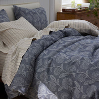 Celia Duvet Cover - Bloom Blue, Twin/Twin XL,Bloom Blue