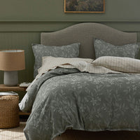 Celia Sham - Floral Green, Standard,Floral Green