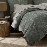 Celia Sham - Floral Green, Standard,Floral Green